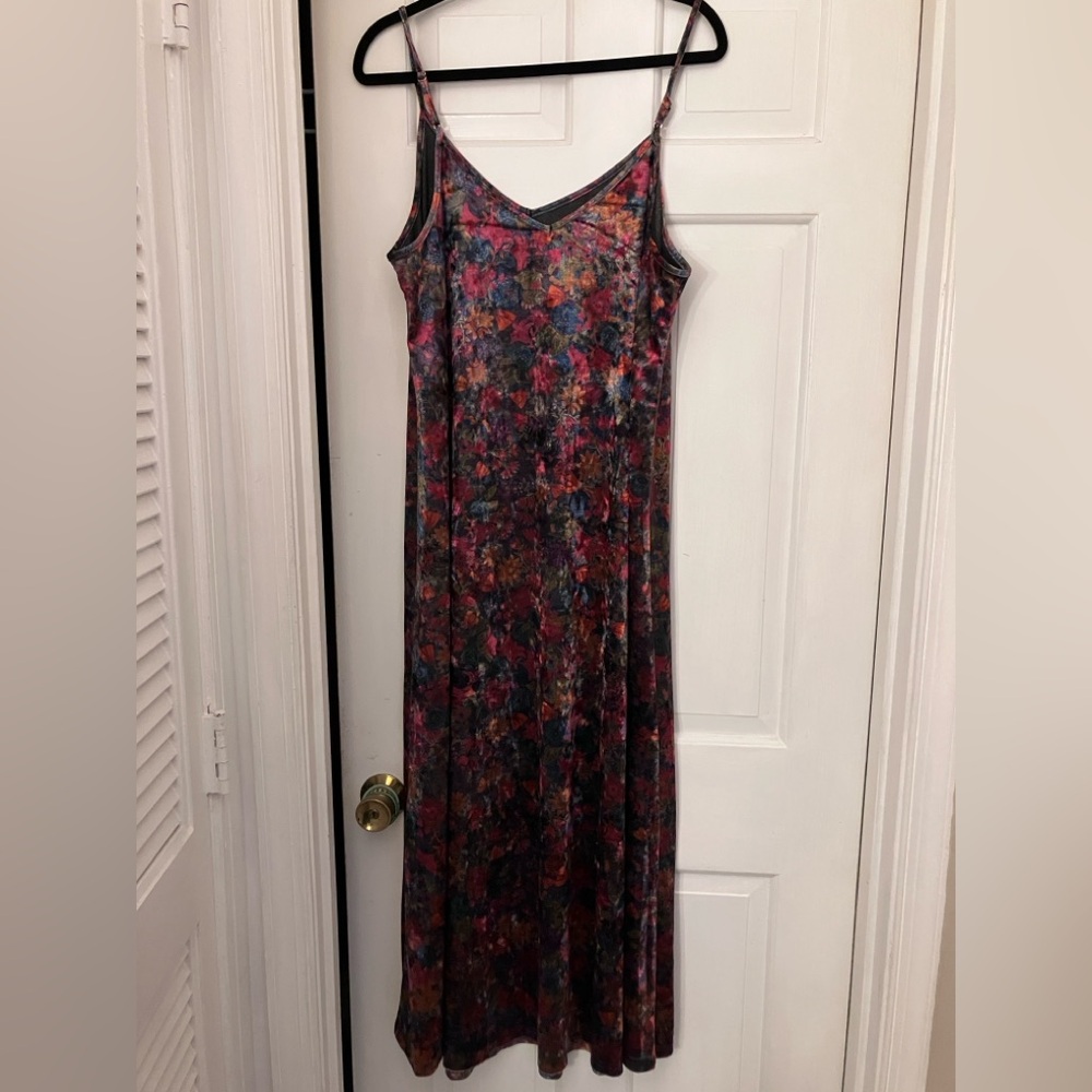 NATURAL LIFE Multicolor Floral Maxi Dress — velvet